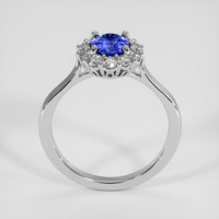 1.02 Ct. Blue Sapphire Ring, 14K White Gold 3