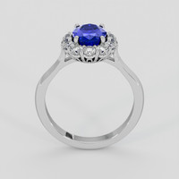 1.76 Ct. Blue Sapphire Ring, 14K White Gold 3