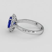 1.76 Ct. Blue Sapphire Ring, 14K White Gold 4