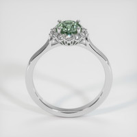 0.90 Ct. Sapphire Ring, 14K White Gold 3