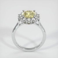 2.28 Ct. Yellow Sapphire Ring, 14K White Gold 3