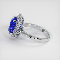 6.50 Ct. Sapphire Ring, 18K White Gold 4
