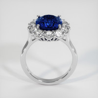 5.75 Ct. Blue Sapphire Ring, 18K White Gold 3