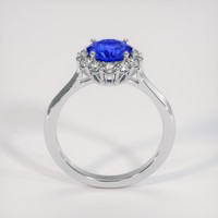 1.61 Ct. Blue Sapphire Ring, 18K White Gold 3