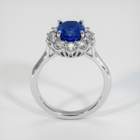 2.80 Ct. Sapphire Ring, 18K White Gold 3