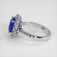 3.53 Ct. Sapphire Ring, 18K White Gold 4