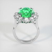 8.46 Ct. Emerald Ring, 18K White Gold 3