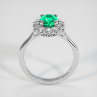1.24 Ct. Emerald Ring, 18K White Gold 3
