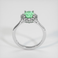1.44 Ct. Emerald Ring, 18K White Gold 3