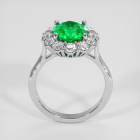 2.38 Ct. Emerald Ring, 18K White Gold 3