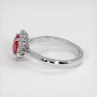 1.07 Ct. Sapphire Ring, 18K White Gold 4