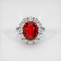 Ruby Ring 5.02 Ct., 18K White Gold Preview