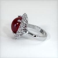 15.56 Ct. Ruby Ring, 18K White Gold 4