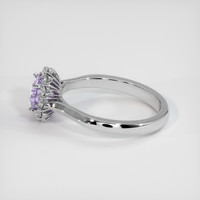 1.26 Ct. Purple Sapphire Ring, 18K White Gold 4