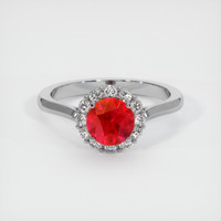 Ruby Ring 1.07 Ct. 18K White Gold Preview