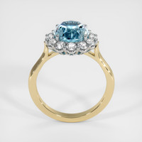 3.38 Ct. Gemstone Ring, 14K White & Yellow 3