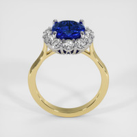 2.79 Ct. Sapphire Ring, 18K White & Yellow 3
