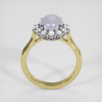 4.38 Ct. White Sapphire Ring, 18K White & Yellow 3