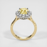 4.01 Ct. Sapphire Ring, 18K White & Yellow 3