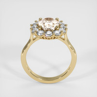 2.18 Ct. Multi Color Tourmaline Ring, 10K Yellow Gold 3