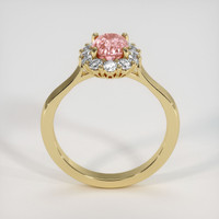 1.80 Ct. Padparadscha Sapphire Ring, 10K Yellow Gold 3