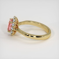 1.80 Ct. Padparadscha Sapphire Ring, 10K Yellow Gold 4
