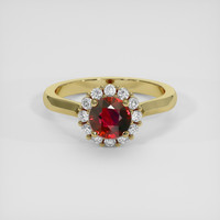 1.51 Ct. Ruby Ring, 10K Yellow Gold 1