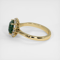 3.01 Ct. Green Sapphire Ring, 10K Yellow Gold 4