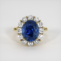 4.95 Ct. Sapphire Ring, 14K Yellow Gold 1
