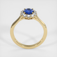 0.82 Ct. Sapphire Ring, 14K Yellow Gold 3