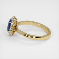 0.82 Ct. Sapphire Ring, 14K Yellow Gold 4