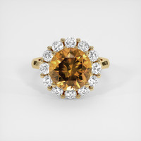 6.85 Ct. Gemstone Ring, 14K Yellow Gold 1