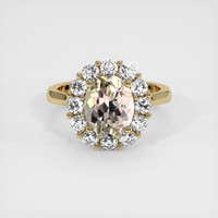 2.18 Ct. Gemstone Ring, 14K Yellow Gold 1