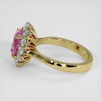 2.26 Ct. Purplish Pink Sapphire Ring, 14K Yellow Gold 4