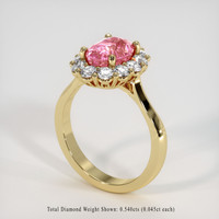 2.09 Ct. Sapphire Ring, 14K Yellow Gold 2