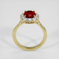 2.01 Ct. Ruby Ring, 14K Yellow Gold 3