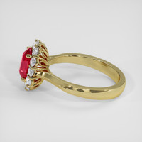 1.61 Ct. Ruby Ring, 14K Yellow Gold 4
