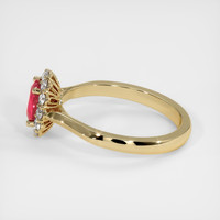 1.20 Ct. Ruby Ring, 14K Yellow Gold 4
