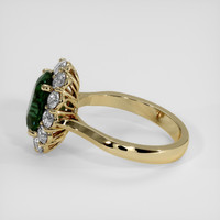 3.98 Ct. Green Sapphire Ring, 14K Yellow Gold 4