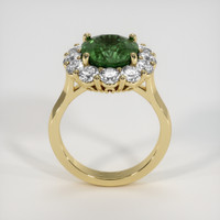 5.21 Ct. Green Sapphire Ring, 14K Yellow Gold 3