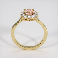 1.33 Ct. Padparadscha Sapphire Ring, 14K Yellow Gold 3