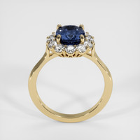 2.56 Ct. Blue Sapphire Ring, 14K Yellow Gold 3