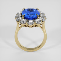 7.70 Ct. Blue Sapphire Ring, 14K Yellow Gold 3
