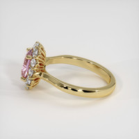 1.75 Ct. Pink Sapphire Ring, 14K Yellow Gold 4