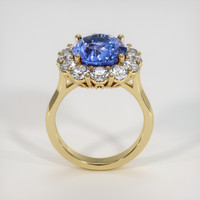 7.12 Ct. Blue Sapphire Ring, 14K Yellow Gold 3