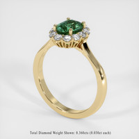 1.23 Ct. Sapphire Ring, 14K Yellow Gold 2