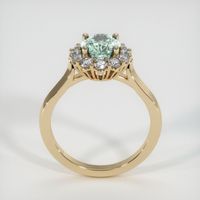 1.79 Ct. Bluish Green Sapphire Ring, 14K Yellow Gold 3