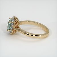 1.79 Ct. Bluish Green Sapphire Ring, 14K Yellow Gold 4