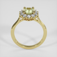 1.89 Ct. Greenish Yellow Sapphire Ring, 14K Yellow Gold 3