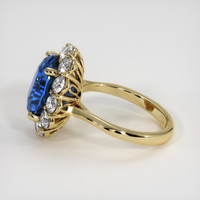 4.95 Ct. Sapphire Ring, 18K Yellow Gold 4